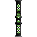 Cinturino di ricambio in silicone liquido bicolore con fibbia a farfalla per Apple Watch Series, 7 45mm / 6 & SE & 5 & 4 44mm / 3 & 2 & 1 42mm