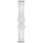 Cinturino di ricambio in silicone liquido bicolore con fibbia a farfalla per Apple Watch Series, 7 45mm / 6 & SE & 5 & 4 44mm / 3 & 2 & 1 42mm