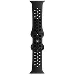 Cinturino di ricambio in silicone liquido bicolore con fibbia a farfalla per Apple Watch Series, 7 45mm / 6 & SE & 5 & 4 44mm / 3 & 2 & 1 42mm