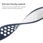 Cinturino di ricambio in silicone liquido bicolore con fibbia a farfalla per Apple Watch Series, 7 45mm / 6 & SE & 5 & 4 44mm / 3 & 2 & 1 42mm