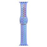 Cinturino di ricambio in silicone con fibbia in metallo per Apple Watch Series, 7 41mm / 6 & SE & 5 & 4 40mm / 3 & 2 & 1 38mm