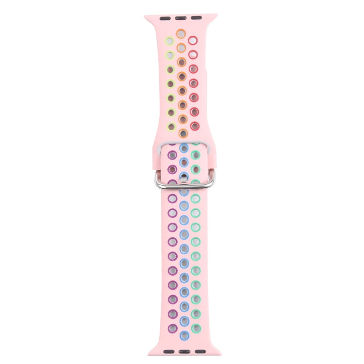 Cinturino di ricambio in silicone con fibbia in metallo per Apple Watch Series, 7 41mm / 6 & SE & 5 & 4 40mm / 3 & 2 & 1 38mm