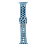 Cinturino di ricambio in silicone con fibbia in metallo per Apple Watch Series, 7 41mm / 6 & SE & 5 & 4 40mm / 3 & 2 & 1 38mm