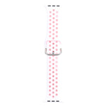 Cinturino di ricambio in silicone con fibbia in metallo per Apple Watch Series, 7 41mm / 6 & SE & 5 & 4 40mm / 3 & 2 & 1 38mm