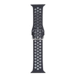 Cinturino di ricambio in silicone con fibbia in metallo per Apple Watch Series, 7 41mm / 6 & SE & 5 & 4 40mm / 3 & 2 & 1 38mm