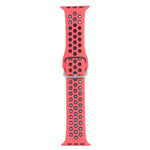 Cinturino di ricambio in silicone con fibbia in metallo per Apple Watch Series, 7 41mm / 6 & SE & 5 & 4 40mm / 3 & 2 & 1 38mm