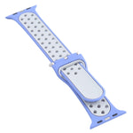 Cinturino di ricambio in silicone con fibbia in metallo per Apple Watch Series, 7 45mm / 6 & SE & 5 & 4 44mm / 3 & 2 & 1 42mm