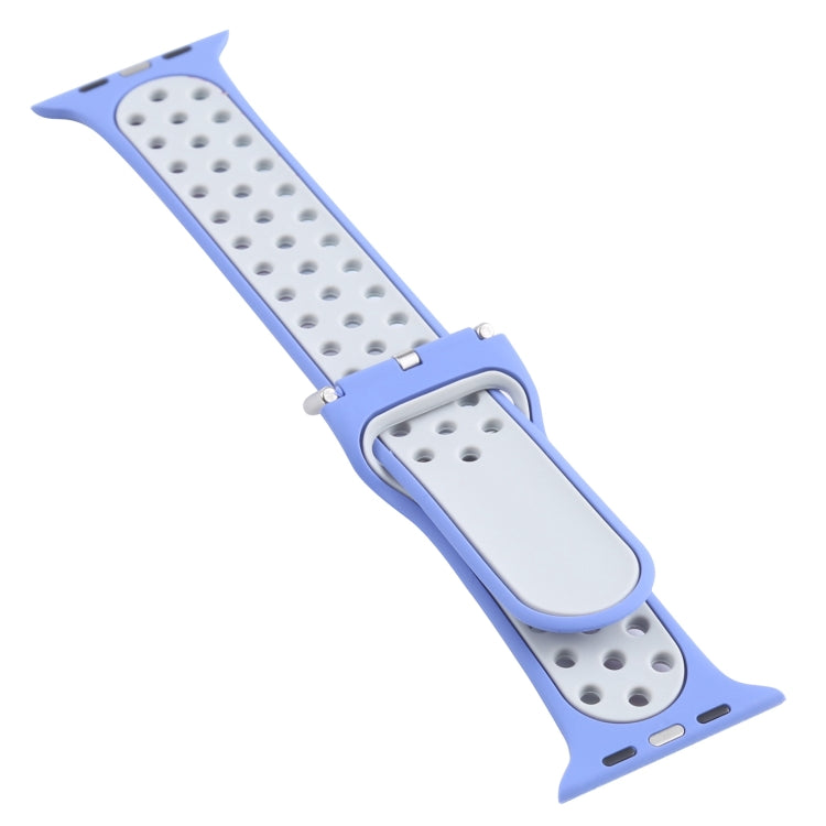 Cinturino di ricambio in silicone con fibbia in metallo per Apple Watch Series, 7 45mm / 6 & SE & 5 & 4 44mm / 3 & 2 & 1 42mm