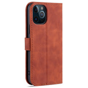 AZNS Skin Feel Calf Texture Custodia in pelle con apertura orizzontale con slot per carte, supporto e portafoglio, For iPhone 12 Pro, For iPhone 12 Pro Max