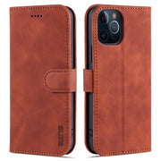 AZNS Skin Feel Calf Texture Custodia in pelle con apertura orizzontale con slot per carte, supporto e portafoglio, For iPhone 12 Pro, For iPhone 12 Pro Max