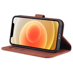 Custodia portafoglio in pelle con slot carte per iPhone 12 Pro