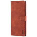 AZNS Skin Feel Calf Texture Custodia in pelle con apertura orizzontale con slot per carte, supporto e portafoglio, For Honor 50, For Honor 50 Pro