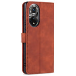AZNS Skin Feel Calf Texture Custodia in pelle con apertura orizzontale con slot per carte, supporto e portafoglio, For Honor 50, For Honor 50 Pro