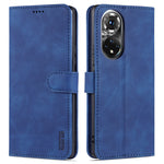 AZNS Skin Feel Calf Texture Custodia in pelle con apertura orizzontale con slot per carte, supporto e portafoglio, For Honor 50, For Honor 50 Pro