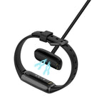 Per Fitbit Luxe Smart Watch Caricatore magnetico portatile per culla Cavo di ricarica USB, 50cm, 1m