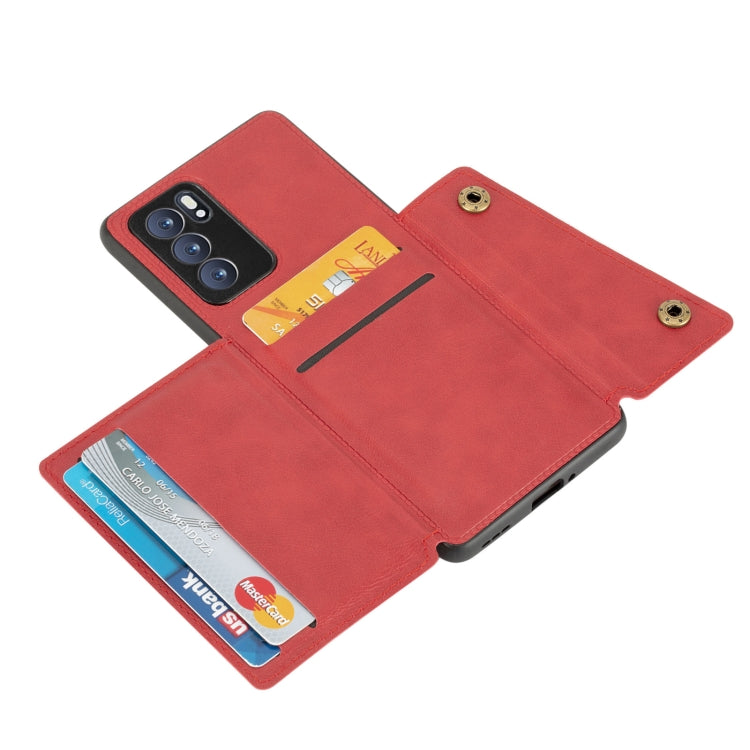 Custodia portafoglio magnetica per OPPO Reno6 Pro 5G