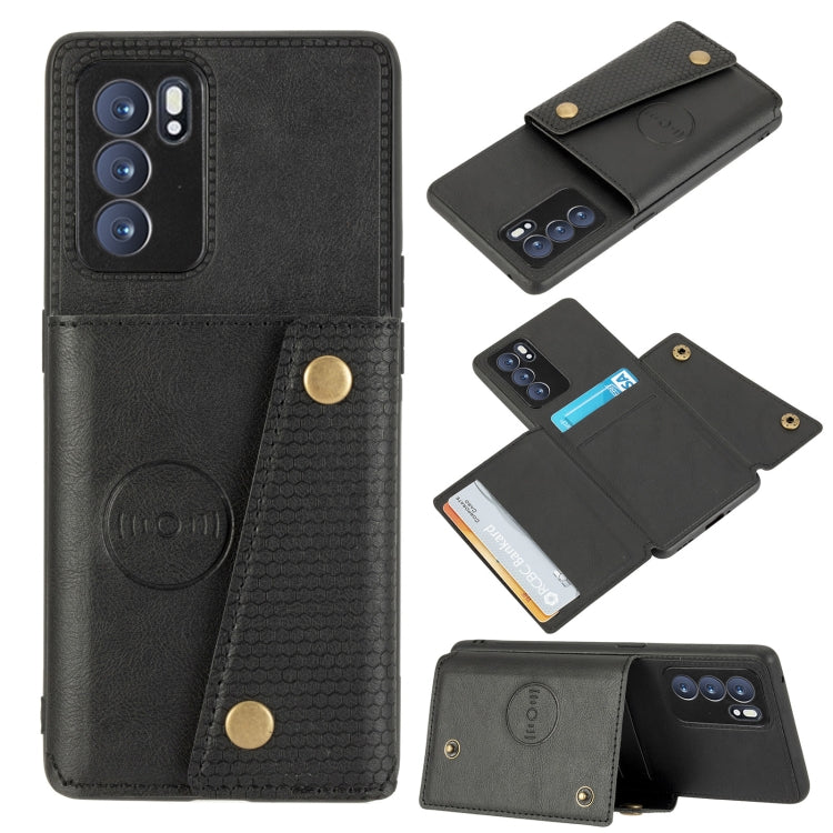 Custodia portafoglio magnetica per OPPO Reno6 Pro 5G