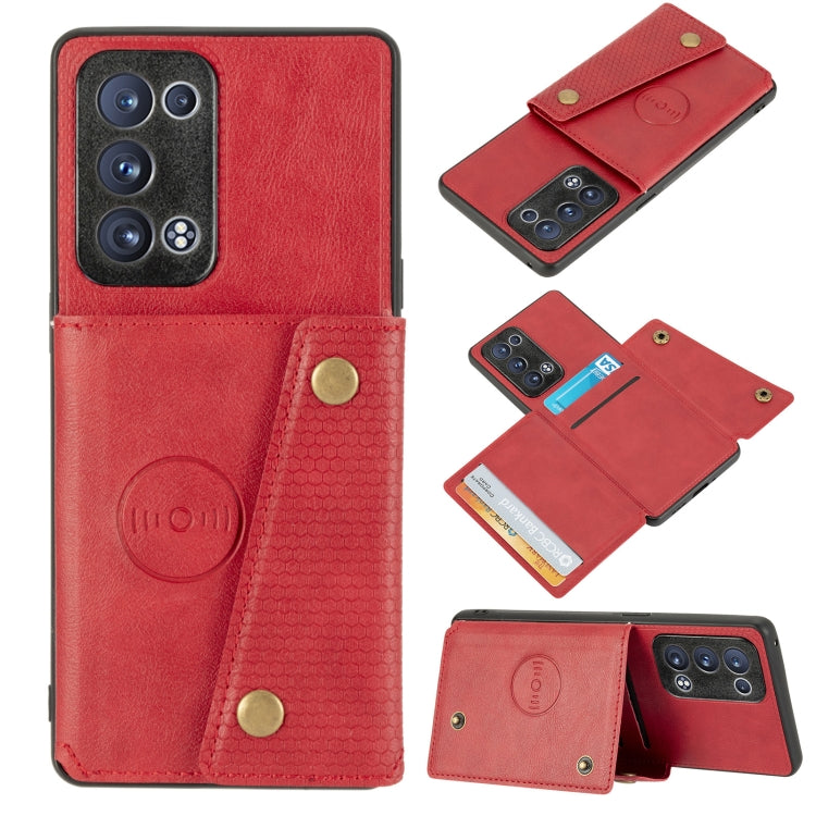 Custodia portafoglio magnetica per OPPO Reno6 Pro 5G