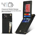 Custodia portafoglio TPU e PU con cerniera per iPhone 12 Pro Max