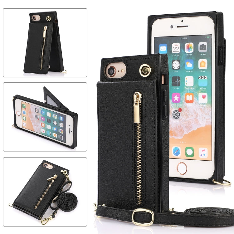 Custodia portafoglio TPU e PU con cerniera per iPhone 12 Pro Max