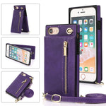 Custodia portafoglio TPU e PU con cerniera per iPhone 12 Pro Max