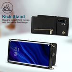 Custodia con cover posteriore quadrata in TPU + PU con cerniera a tracolla con supporto e slot per schede e portafoglio e cinturino, For Huawei P30 Pro, For Huawei P40, For Huawei P40 Pro