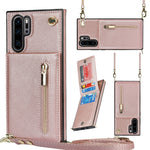 Custodia con cover posteriore quadrata in TPU + PU con cerniera a tracolla con supporto e slot per schede e portafoglio e cinturino, For Huawei P30 Pro, For Huawei P40, For Huawei P40 Pro
