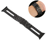 Cinturino in acciaio inossidabile, For Apple Watch Series 7 41mm / 6 & SE & 5 & 4 40mm / 3 & 2 & 1 38mm, For Apple Watch Series 8&7 41mm / SE 2&6&SE&5&4 40mm / 3&2&1 38mm, For Apple Watch Series 7 45mm / 6 & SE & 5 & 4 44mm / 3 & 2 & 1 42mm            ...