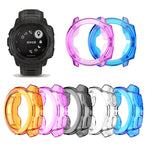 Custodia protettiva color caramella in TPU semi-confezione, For Garmin Instinct