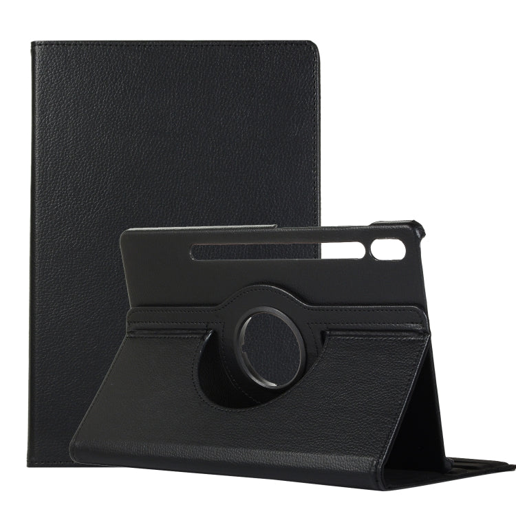 Litchi Texture Flip orizzontale Custodia in pelle con rotazione a 360 gradi con supporto, For Samsung Galaxy Tab S7 FE T730