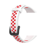 Per Huawei Band 6 / Honor Band 6 Cinturino di ricambio universale in silicone traspirante bicolore