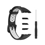 Per Huawei Band 6 / Honor Band 6 Cinturino di ricambio universale in silicone traspirante bicolore