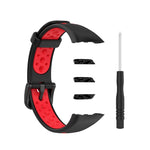 Per Huawei Band 6 / Honor Band 6 Cinturino di ricambio universale in silicone traspirante bicolore