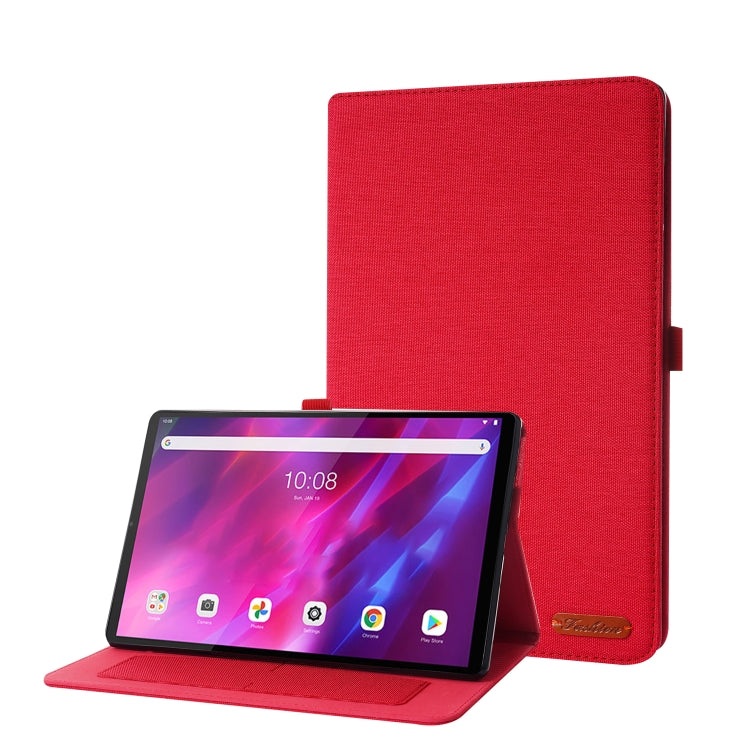Custodia in pelle TPU a vibrazione orizzontale con struttura in tessuto con supporto, For Lenovo Tab K10, For Huawei MatePad 11 2021