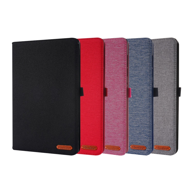 Custodia in pelle TPU a vibrazione orizzontale con struttura in tessuto con supporto, For Lenovo Tab K10, For Huawei MatePad 11 2021
