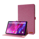 Custodia in pelle TPU a vibrazione orizzontale con struttura in tessuto con supporto, For Lenovo Tab K10, For Huawei MatePad 11 2021