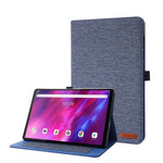 Custodia in pelle TPU a vibrazione orizzontale con struttura in tessuto con supporto, For Lenovo Tab K10, For Huawei MatePad 11 2021