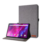Custodia in pelle TPU a vibrazione orizzontale con struttura in tessuto con supporto, For Lenovo Tab K10, For Huawei MatePad 11 2021