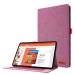Custodia in pelle TPU a vibrazione orizzontale con struttura in tessuto con supporto, For Lenovo Tab K10, For Huawei MatePad 11 2021