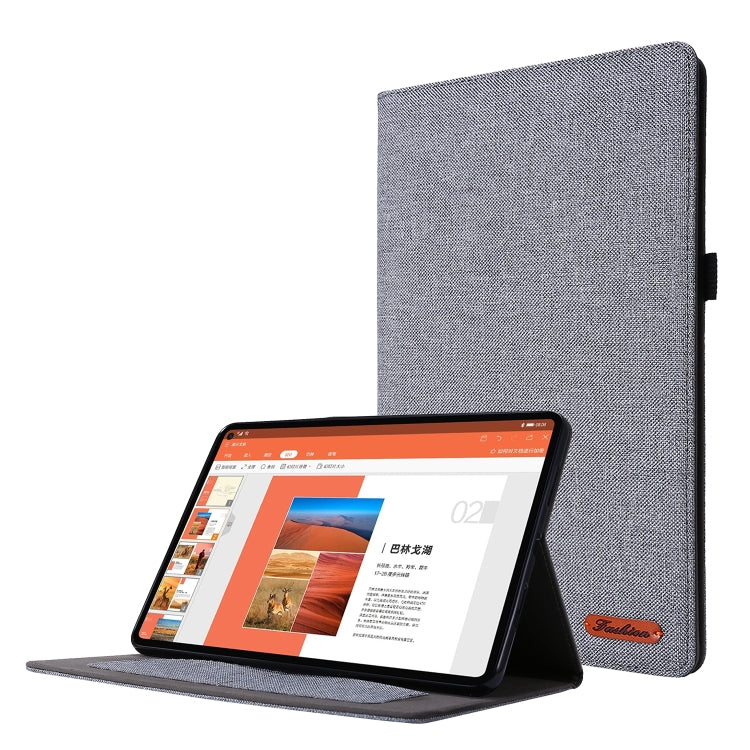 Custodia in pelle TPU a vibrazione orizzontale con struttura in tessuto con supporto, For Lenovo Tab K10, For Huawei MatePad 11 2021