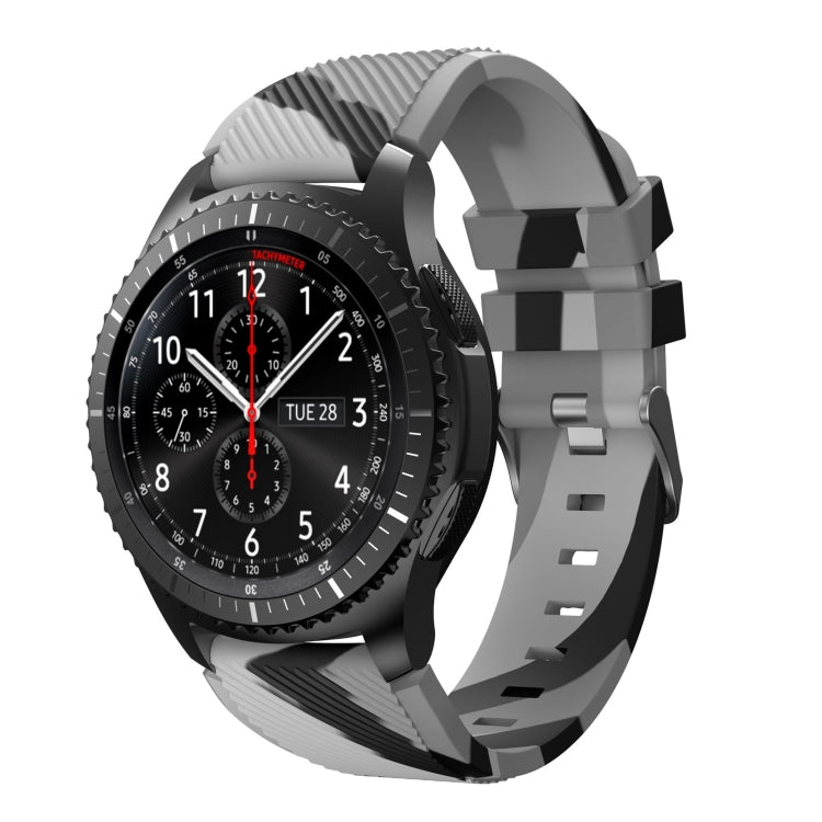 Cinturino di ricambio per cinturino in silicone mimetico twill, For Samsung Gear S3