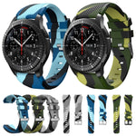 Cinturino di ricambio per cinturino in silicone mimetico twill, For Samsung Gear S3