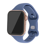 Cinturino di ricambio in silicone con 8 fibbie dimagranti, For Apple Watch Series 7  41mm / & 6 & SE & 5 & 4 40mm, For Apple Watch Series  7  45mm / & 6 & SE & 5 & 4 44mm