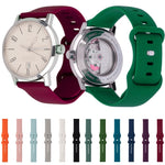 Cinturino di ricambio in silicone con 8 fibbie, For Huawei Watch GT 2 46mm, For Huawei Watch GT 2e 46mm