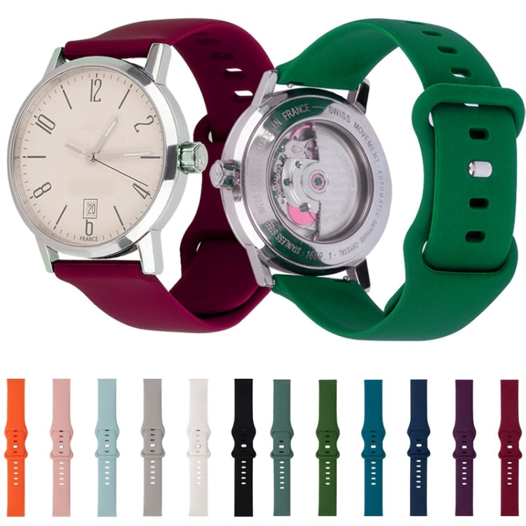 Cinturino di ricambio in silicone con 8 fibbie, For Huawei Watch GT 2 46mm, For Huawei Watch GT 2e 46mm