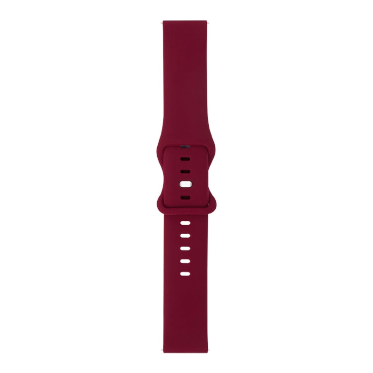 Cinturino di ricambio in silicone con 8 fibbie, For Huawei Watch GT 2 Pro 46mm, For Honor Magic Watch 2 42mm