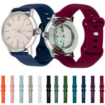 Cinturino di ricambio in silicone con 8 fibbie, For Huawei Watch GT 2 Pro 46mm, For Honor Magic Watch 2 42mm
