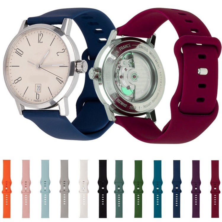 Cinturino di ricambio in silicone con 8 fibbie, For Huawei Watch GT 2 Pro 46mm, For Honor Magic Watch 2 42mm