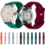 Cinturino di ricambio in silicone con 8 fibbie, For Honor Magic Watch 2 46mm, For Amazfit Pop