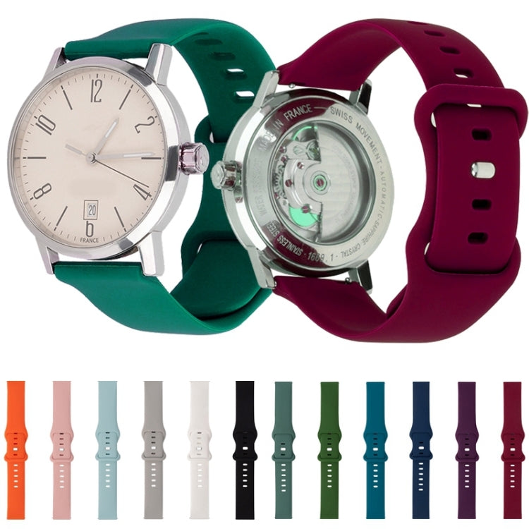 Cinturino di ricambio in silicone con 8 fibbie, For Honor Magic Watch 2 46mm, For Amazfit Pop